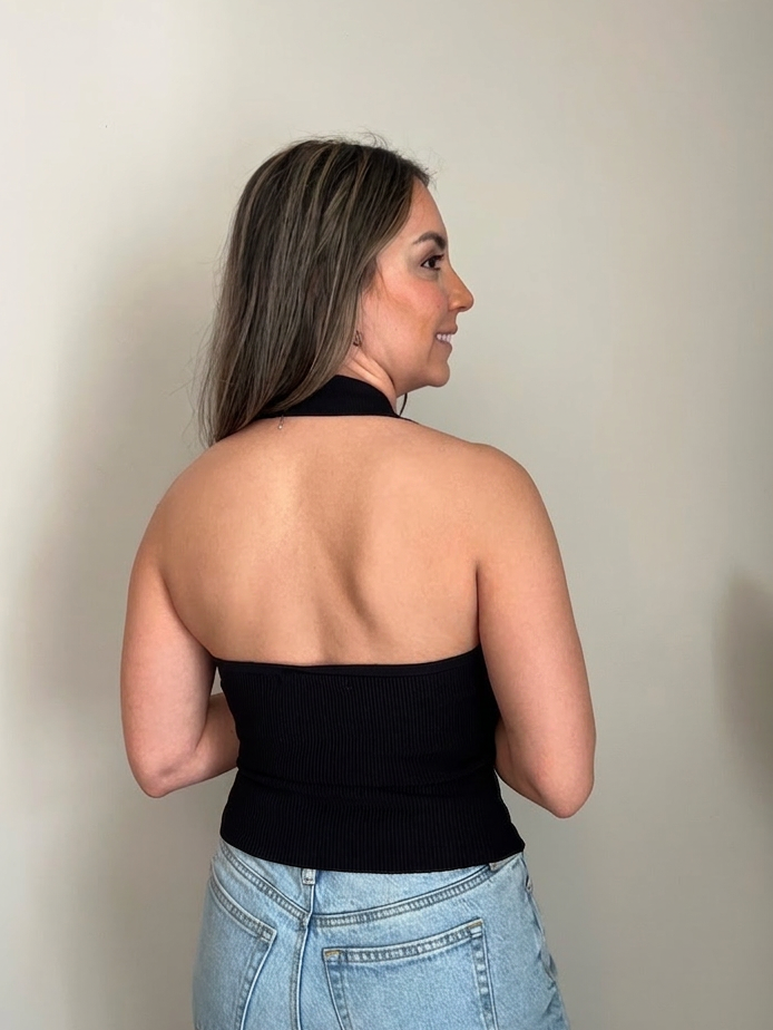 Halter Knit Top