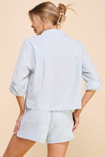 Luxury Linen Shirt Set